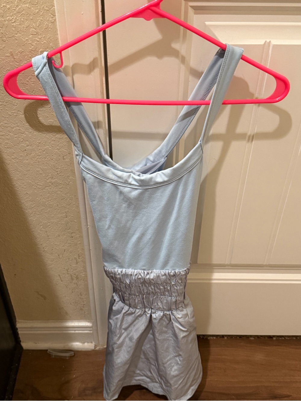 FP Movement by Free People Light Blue Sleeveless Jumpsuit Romper